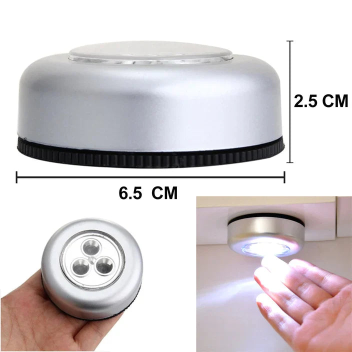 Portable LED light with touch feature Portable LED light with touch feature